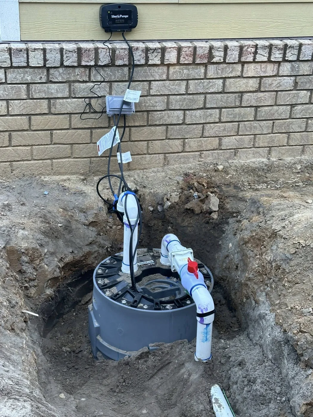 Pump station installation by Williams Plumbing & Repair LLC