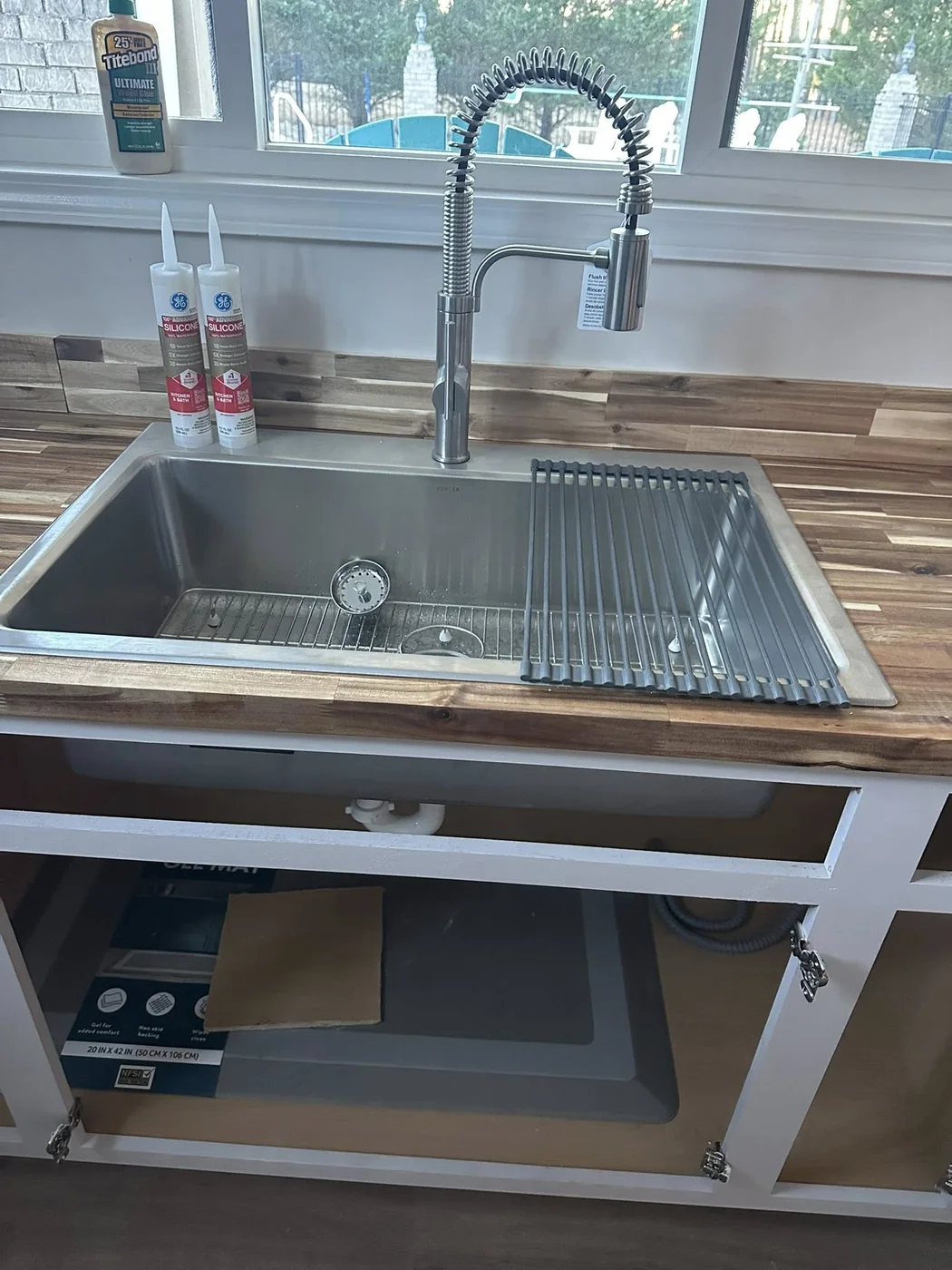 Kitchen sink and faucet installation by Williams Plumbing & Repair LLC